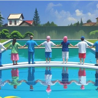 La locandina Vasche di pace