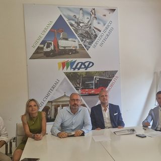 In foto: un momento della conferenza stampa di presentazione dei risultati raggiunti da Asp