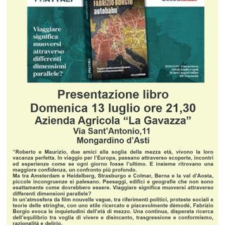 "Autobahn" di Fabrizio Borgio: un viaggio letterario tra le vigne di Mongardino