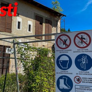 In foto: il cantiere della futura Casa di Comunità di Canelli