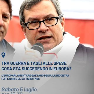 Gaetano Pedullà ad Asti: un incontro con i cittadini contro la corsa agli armamenti
