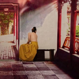 In foto: un'opera di Maria-Luisa Stepanek