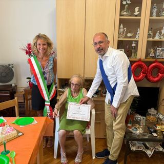 La signora Pastorello con Morra e Rasero