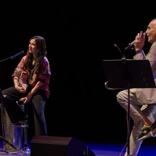 Paola Turci e Gino Castaldo (ph. Fabio Benato)