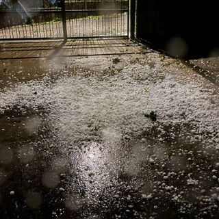 Grandinata a Cantarana (canale Telegram Dati Meteo Asti)