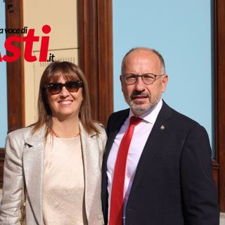 La sindaca di Fucecchio Emma Donnini con Maurizio Rasero (Merphefoto)