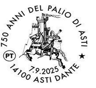 Poste Italiane celebra il Palio di Asti con un annullo da collezione