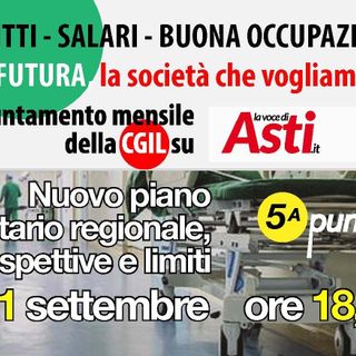 Torna "Futura, la società che vogliamo" su La voce di Asti: giovedì 11 settembre si parla di sanità con il 'Piano socio sanitario regionale' Torna "Futura, la società che vogliamo" su La voce di Asti: giovedì 11 settembre si parla di sanità con il 'Piano socio sanitario regionale'