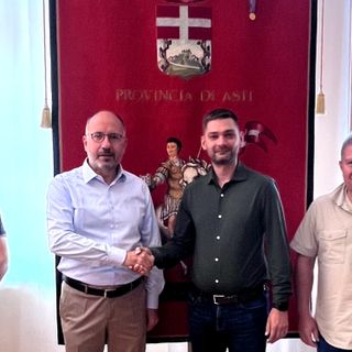 La delegazione ricevuta in Provincia