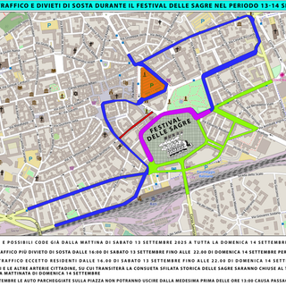 Sagre, rivoluzione traffico: da domani scattano le prime chiusure [DOCUMENTO ALLEGATO]