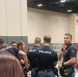 Intervenuta anche la polizia