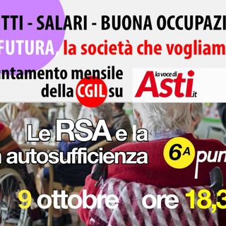 Torna in diretta "Futura": al centro del confronto RSA e non autosufficienza in Piemonte e nell'Astigiano