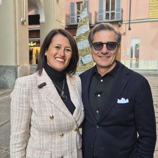 Il coordinatore provinciale di Forza Italia Marco Galvagno con la consigliera regionale Debora Biglia