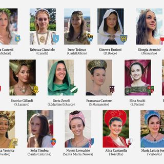 Le 16 damigelle in gara