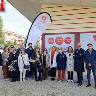 I volontari che seguiranno la sede con la direzione Asl e della Fondazione (MerfePhoto)