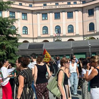 Il presidio della scorsa estate