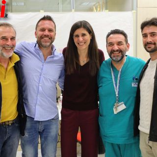 Chiara Appendino con infermieri del Nursind (MerfePhoto)