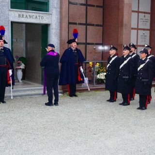 Un momento della cerimonia