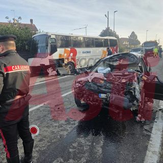 Il post incidente (ph. Daniele Caponnetto)