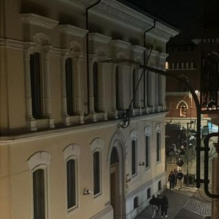 Il tratto di corso Alfieri al buio Il tratto di corso Alfieri al buio