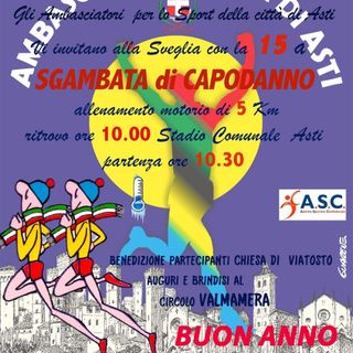 Asti inaugura il 2026 di corsa: torna la “Sgambata di Capodanno”