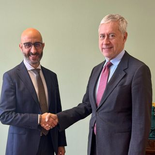 Il direttore Gorgoni e il dottor Piovesan