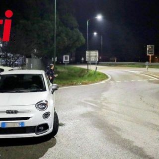 I rilievi del tamponamento multiplo in corso Casale (ph. Merfephoto)