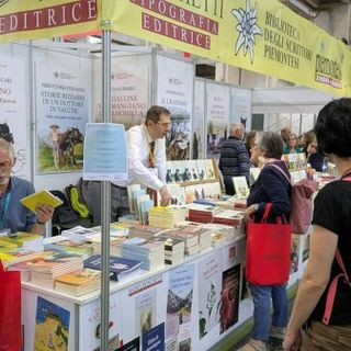 Lo stand Baima Ronchetti al Salone del Libro di Torino