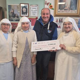 Assegno di solidarietà dei paracadutisti per la mensa sociale