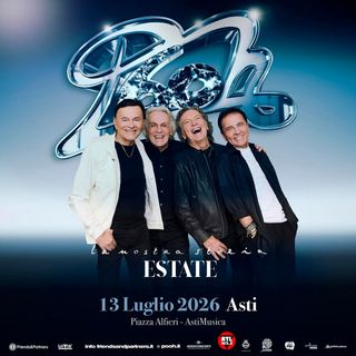 AstiMusica 2026 celebrerà la leggenda: i Pooh in concerto per i 60 anni di carriera