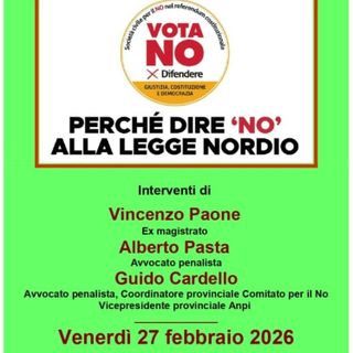 Venerdì a Rocchetta Tanaro un dibattito sui rischi della riforma Nordio