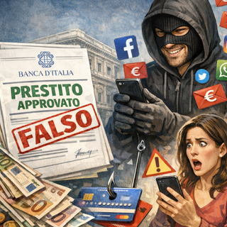 Falsi prestiti a nome della Banca d'Italia, allarme truffa sui social