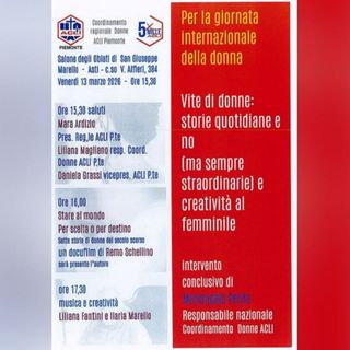 Storie di donne del secolo scorso al centro dell'evento ACLI ad Asti