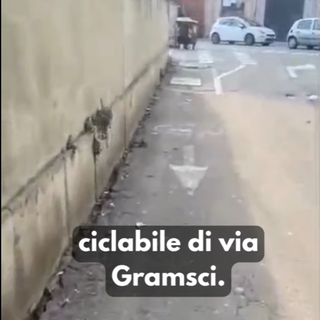 Un fermo immagine estrapolato dal video postato sui social dal consigliere Malandrone