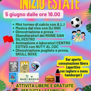Il rione San Silvestro inaugura la stagione estiva