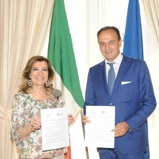 Il presidente Cirio con la ministra Alberti Casellati
