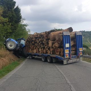 Il trattore coinvolto