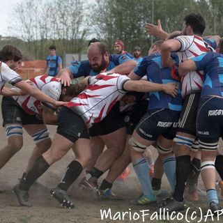 Un'immagine del match tra Monferrato Rugby e il Franciacorta