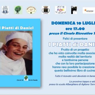 &quot;I piatti di Daniel&quot;: un libro per ricordare il sorriso del giovane morto a 16 anni nel 2017