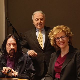 Nell'immagine, da sinistra a destra: Pellegrino Delfino, Claudio Lucia e Silvana Nosenzo