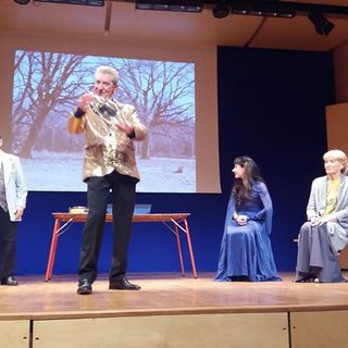 Un momento dello spettacolo
