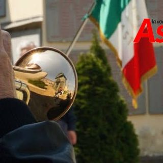 Immagine simbolica del 25 Aprile con il tricolore. Ad Asti