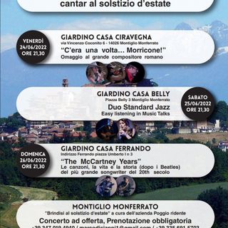 La locandina della manifestazione montigliese