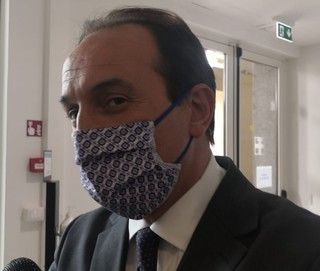 Il presidente della Regione Piemonte Alberto Cirio