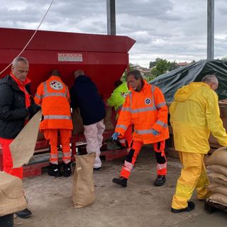 Anche la Protezione civile di Asti, dopo i vigili del fuoco, in Emilia Romagna