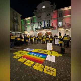 Un'immagine della manifestazione astigiana di lunedì - Ph. Efrem Zanchettin