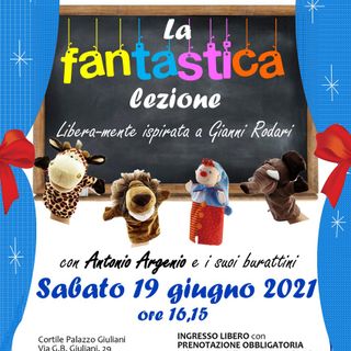 Locandina omaggio a Rodari in programma a Canelli