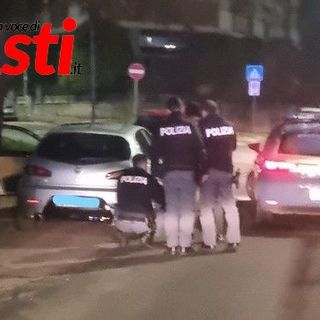 Un'immagine dell'arresto
