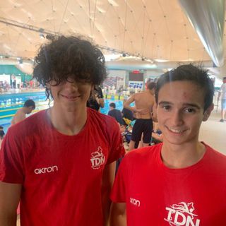 I due giovani atleti dell'Asti Nuoto convocati per il il Campionato Nazionale a Squadre Categoria Ragazzi