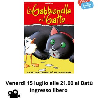 Cinema: &quot;La gabbianella e il gatto&quot;, venerdì sera a Villanova